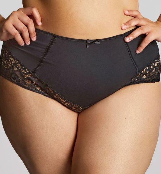 9684 PANACHE ESTEL HIGH WAIST BRIEF NOIR