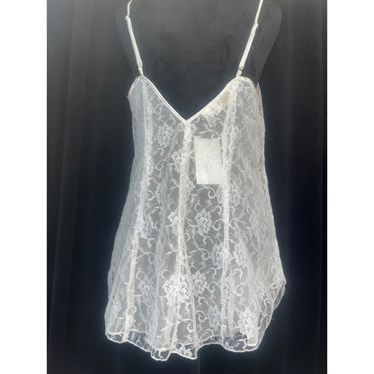 SHEER LACE GOLD LABEL CHEMISE: SMALL