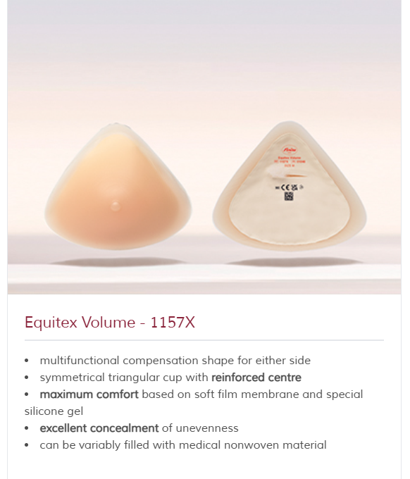 1157X ANITA EQUITEX VOLUME BREAST FORM