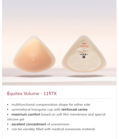 1157X ANITA EQUITEX VOLUME BREAST FORM