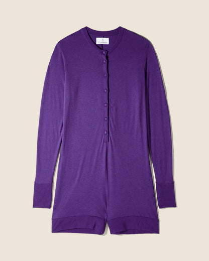 COSABELLA BELLA ROMPER PJ VIOLET: LARGE