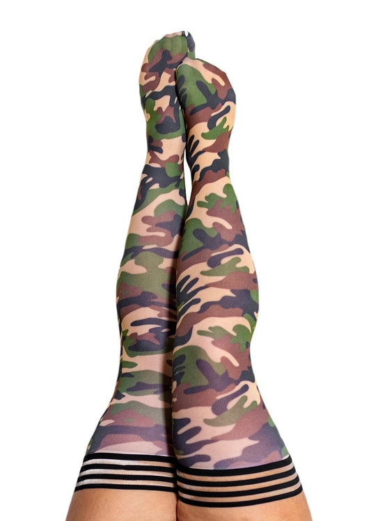 KIX'IES ALEX CAMO THIGH HIGHS