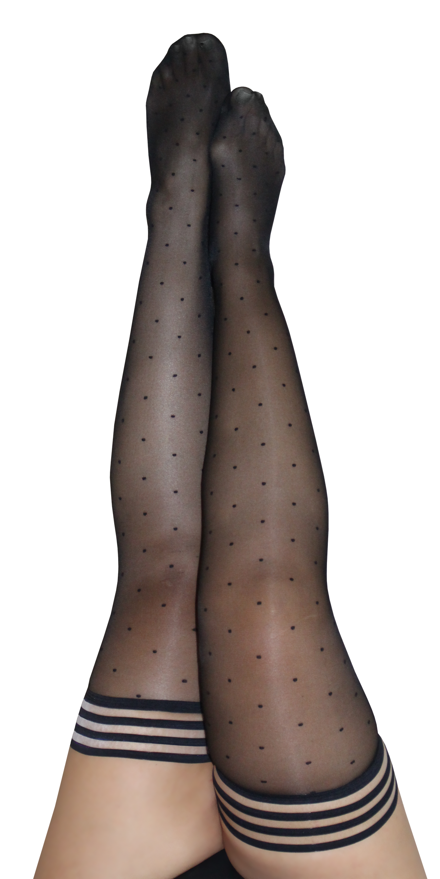 KIX'IES ALLY POLKA DOT THIGH HIGHS