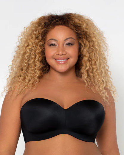 CURVY COUTURE STRAPLESS: BLACK