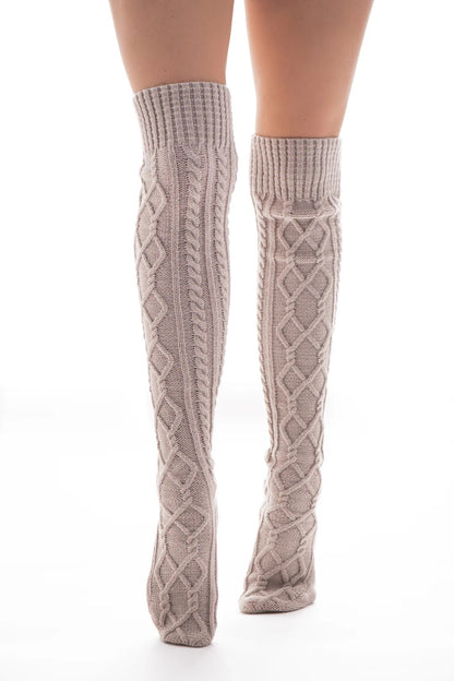 8000 KIX'IES OVER THE KNEE KNIT SWEATER SOCKS