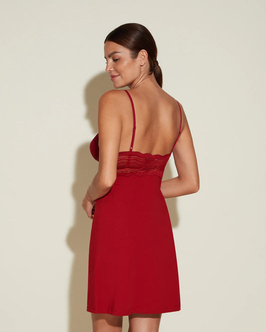 COSABELLA DOLCE CURVY BABYDOLL SINDOOR RED: SIZE LARGE
