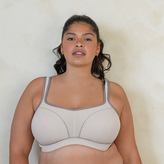 FIT FULLY YOURS PAULINE SPORTS BRA: FAWN