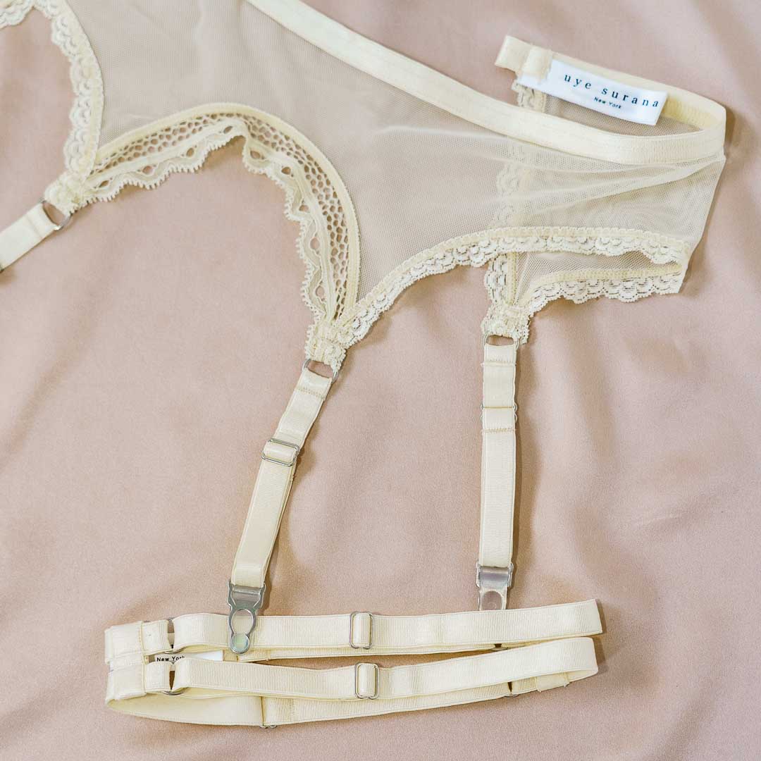 Pearl Strappy Leg Garters - Last one!