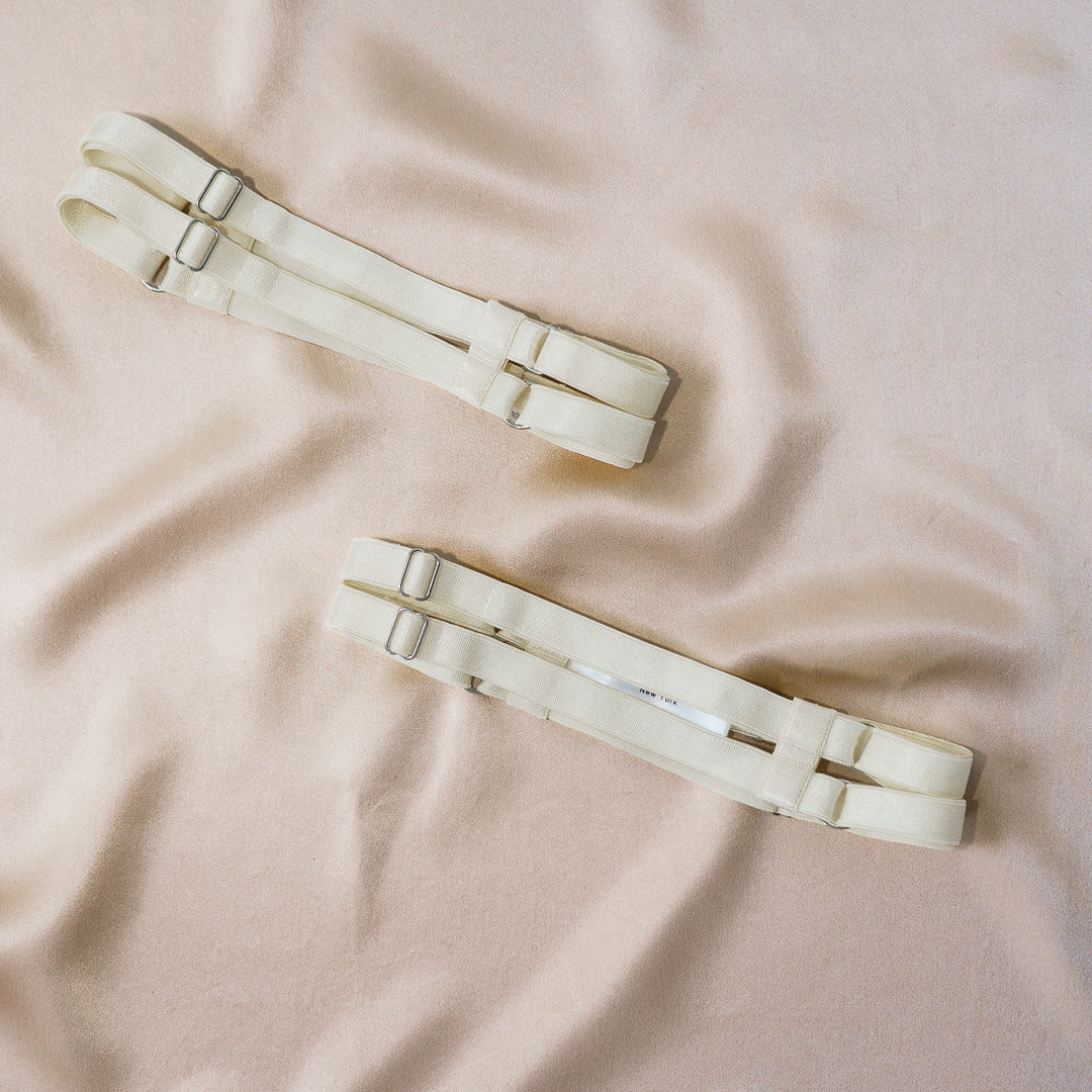 Pearl Strappy Leg Garters - Last one!