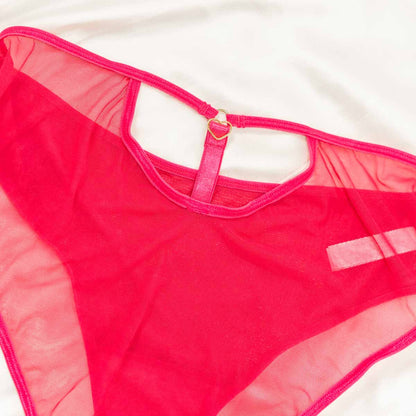 Hearts of Venus Bikini in Hot Pink - Final stock