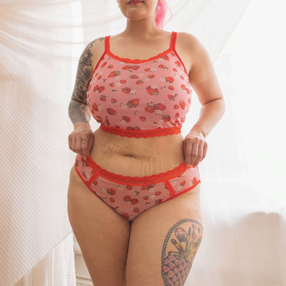 Strawberries & Cream Printed Bikini - Final few!
