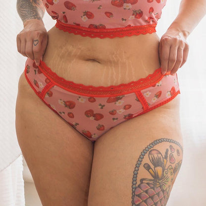 Strawberries & Cream Printed Bikini - Final few!