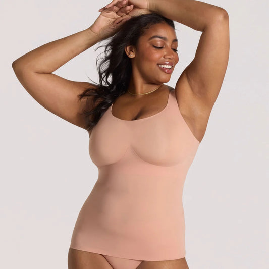 EVELYN BOBBIE STRUCTURED SCOOP TANK: HIMALAYAN SALT