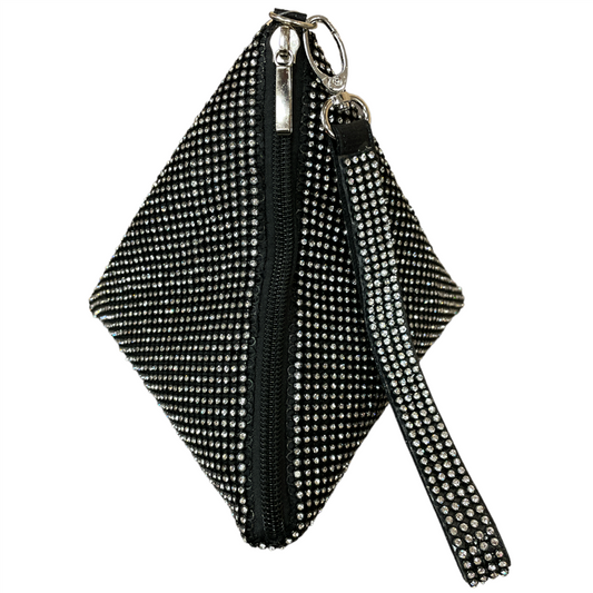 TRIANGLE SPARKLE EVENING BAG