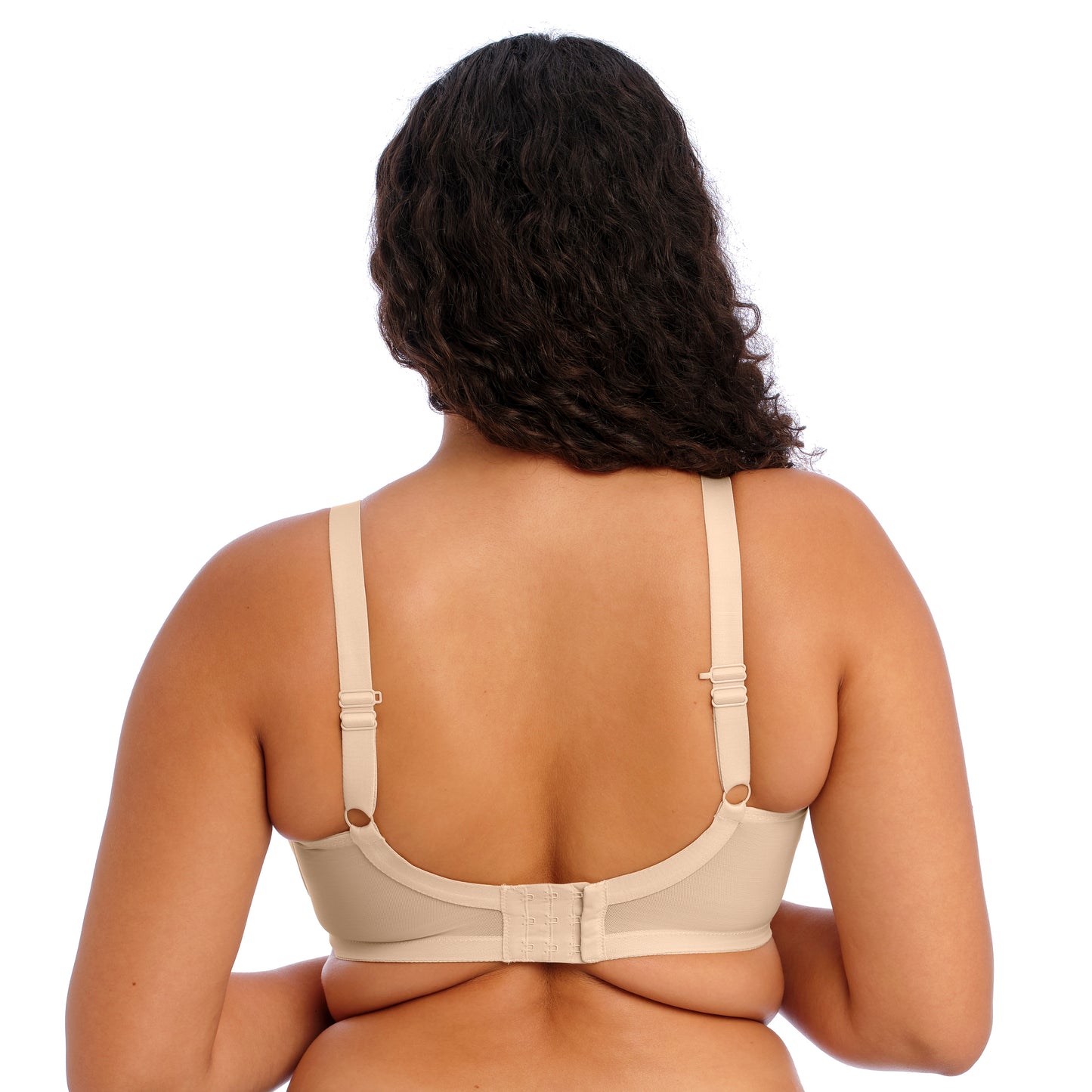 ELOMI ENERGISE SPORTS BRA: NUDE