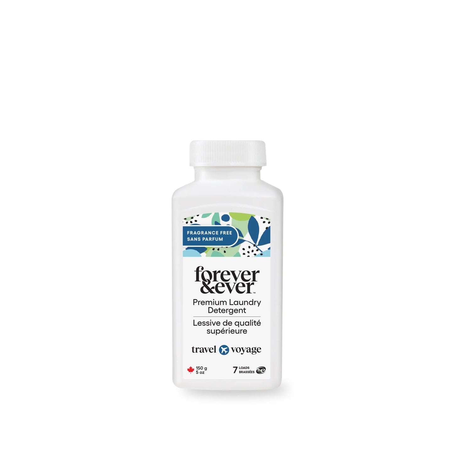 FASHION CARE/FOREVER & EVER UNSCENTED POWDER DETERGENT (TRAVEL SIZE) 5 OZ.
