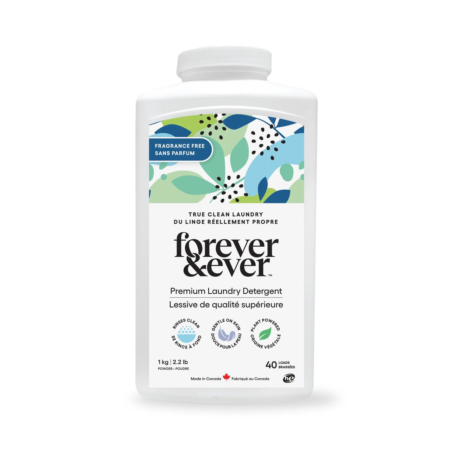 FASHION CARE/FOREVER & EVER UNSCENTED POWDER DETERGENT 1KG