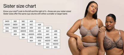 CURVY COUTURE LUXE LACE WIRELESS: BALLET FEVER