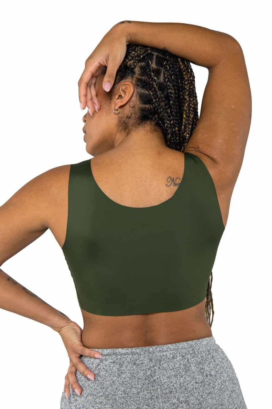 UNDERSTANCE NO BRA CROP BRA TOP