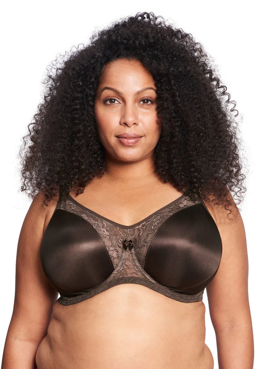 GODDESS YVETTE MOULDED BRA: CHOCOLATE