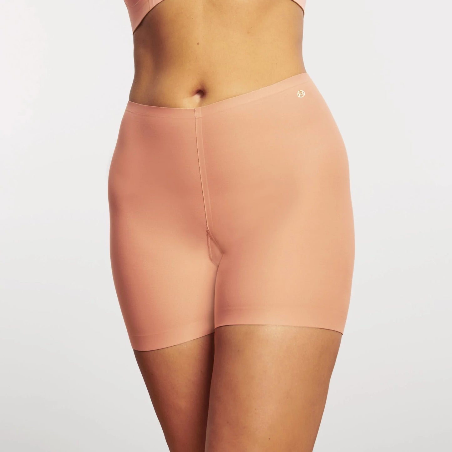 EVELYN BOBBIE HIGH-WAISTED LONGLINE SLIP SHORT