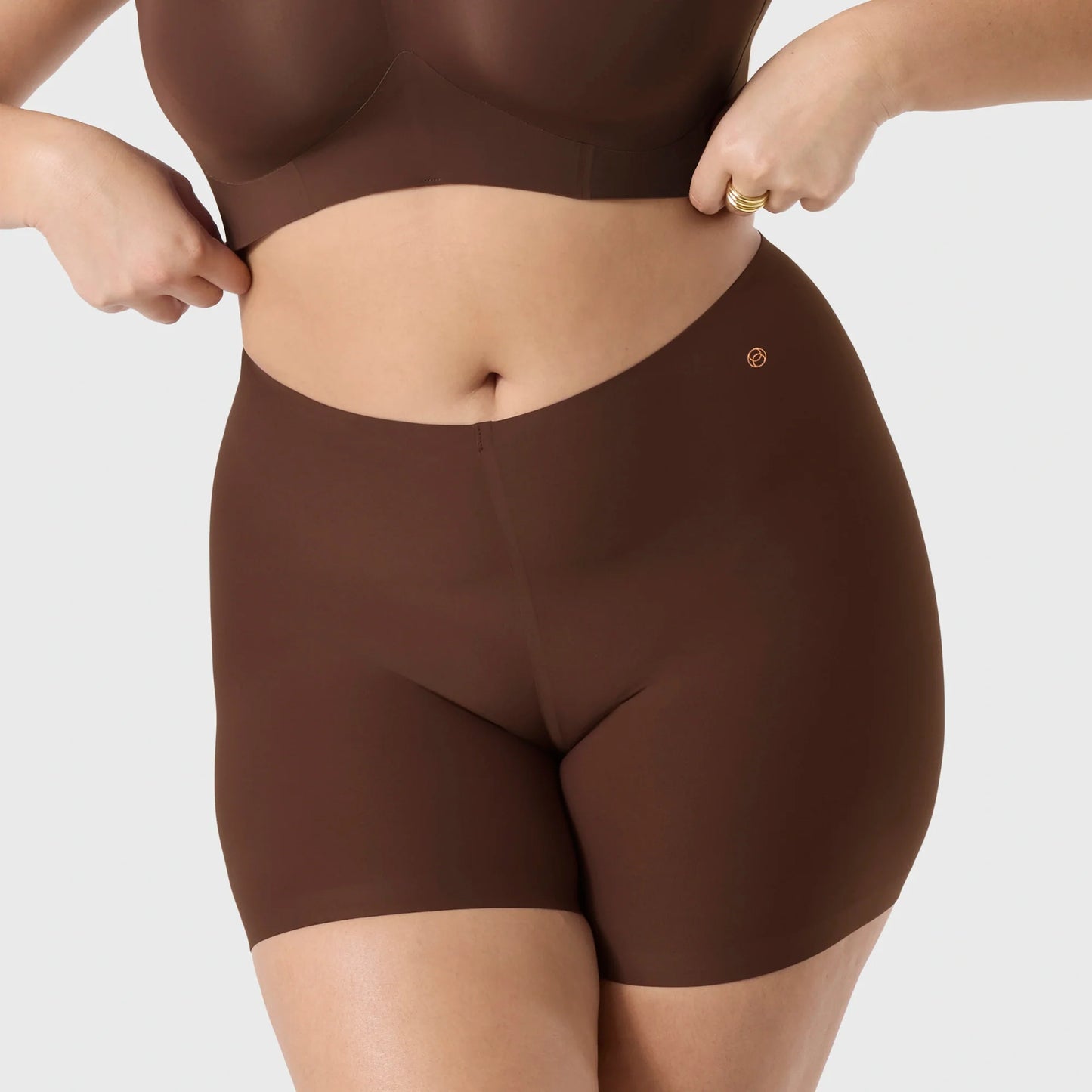 EVELYN BOBBIE HIGH-WAISTED LONGLINE SLIP SHORT