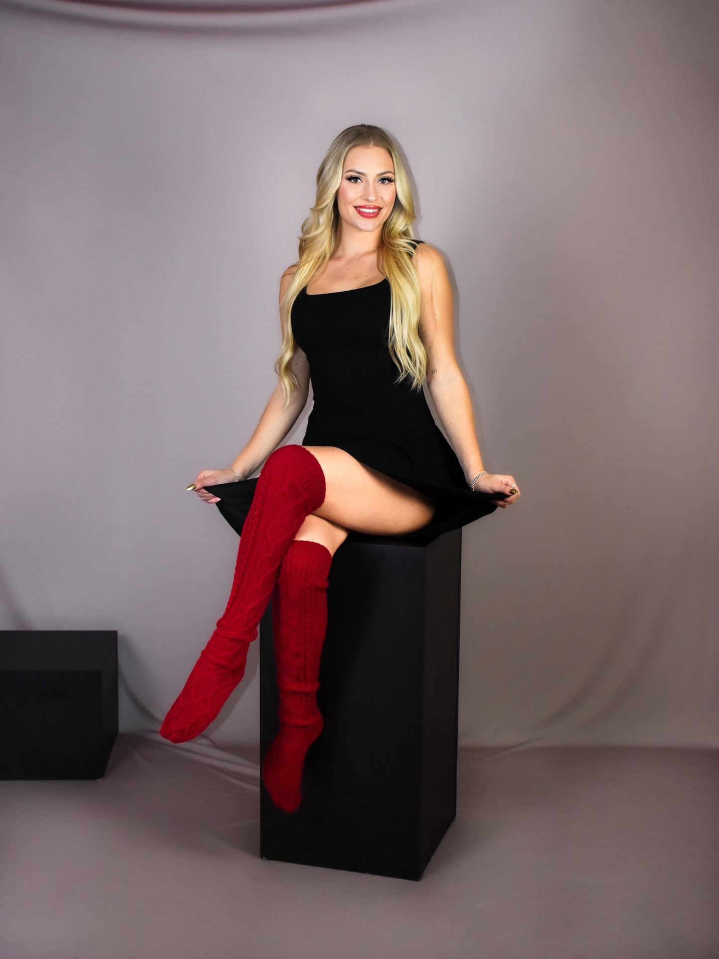 KIX'IES OVER THE KNEE SWEATER SOCKS