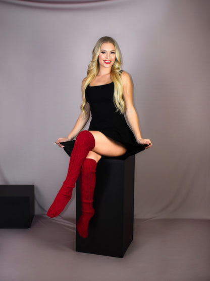 KIX'IES OVER THE KNEE SWEATER SOCKS