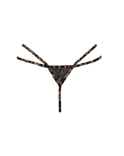 41101 POUR MOI INDIA THONG LEOPARD