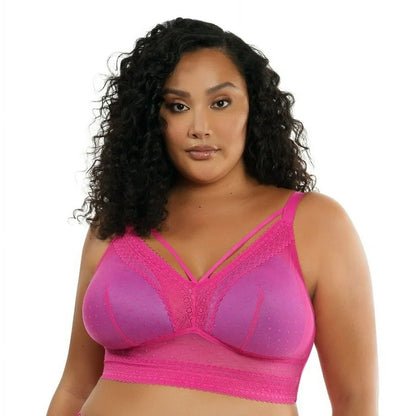 P6011 PARFAIT MIA DOT BRALETTE BRIGHT PINK