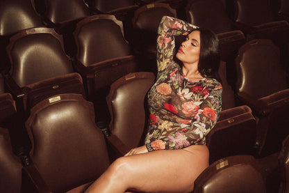 13144 KILO BRAVA MESH BODYSUIT: GARDEN OF EDEN