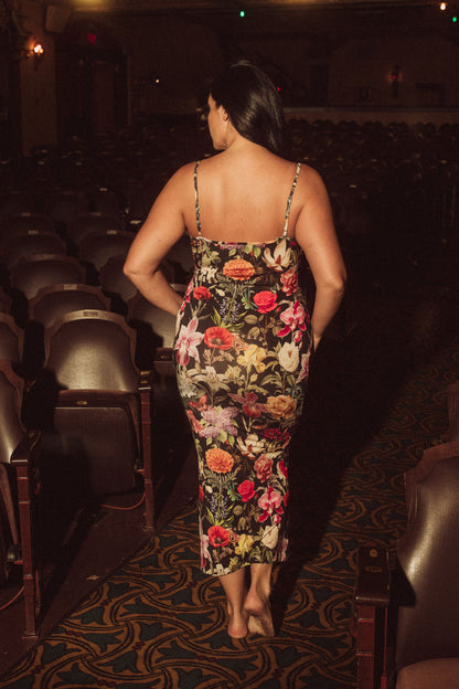 16206 KILO BRAVA MODAL MAXI SLIP: GARDEN OF EDEN