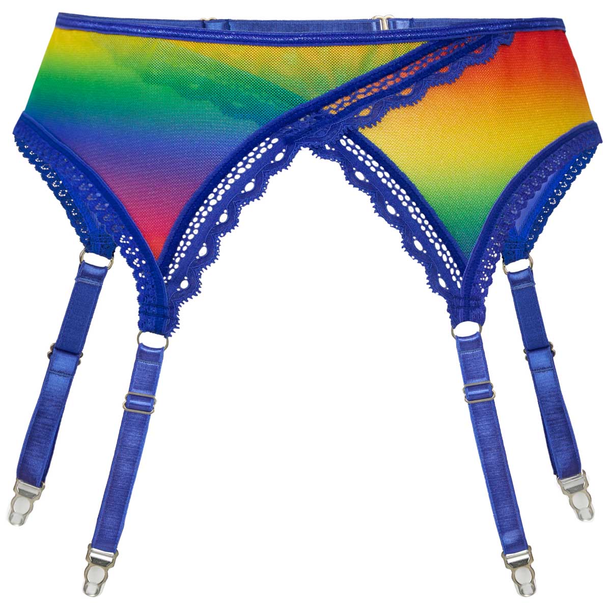 Rainbow Bright Adjustable Garter Belt