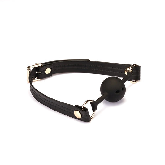 80705 BLACK ORGANOSILICON BALL GAG