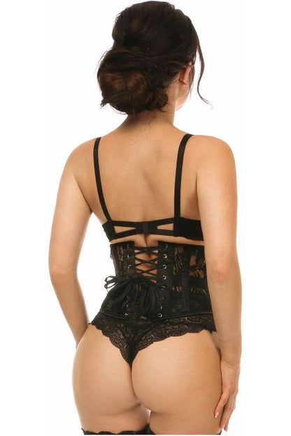 DAISY CORSETS LAVISH BLACK LACE WAIST CINCHER