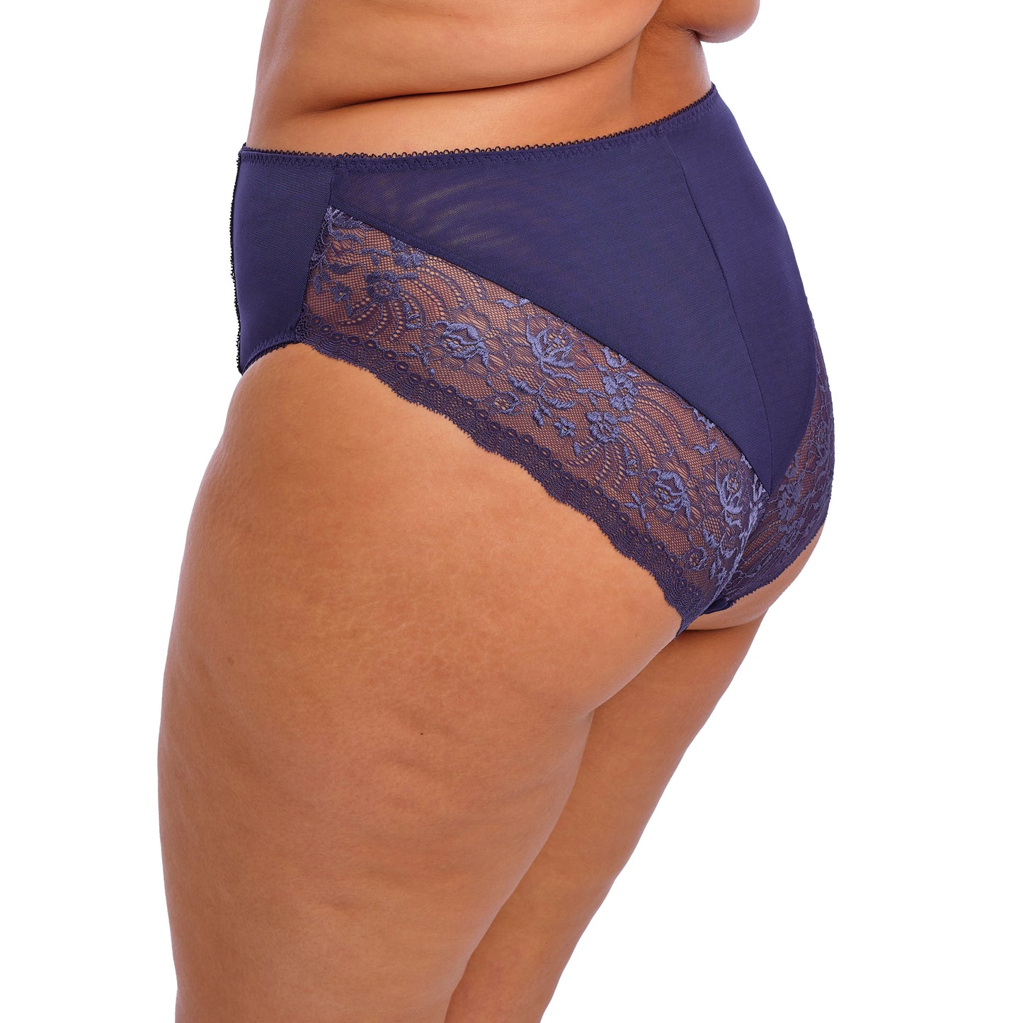 ELOMI MORGAN HIGH LEG BRIEF: MIDNIGHT