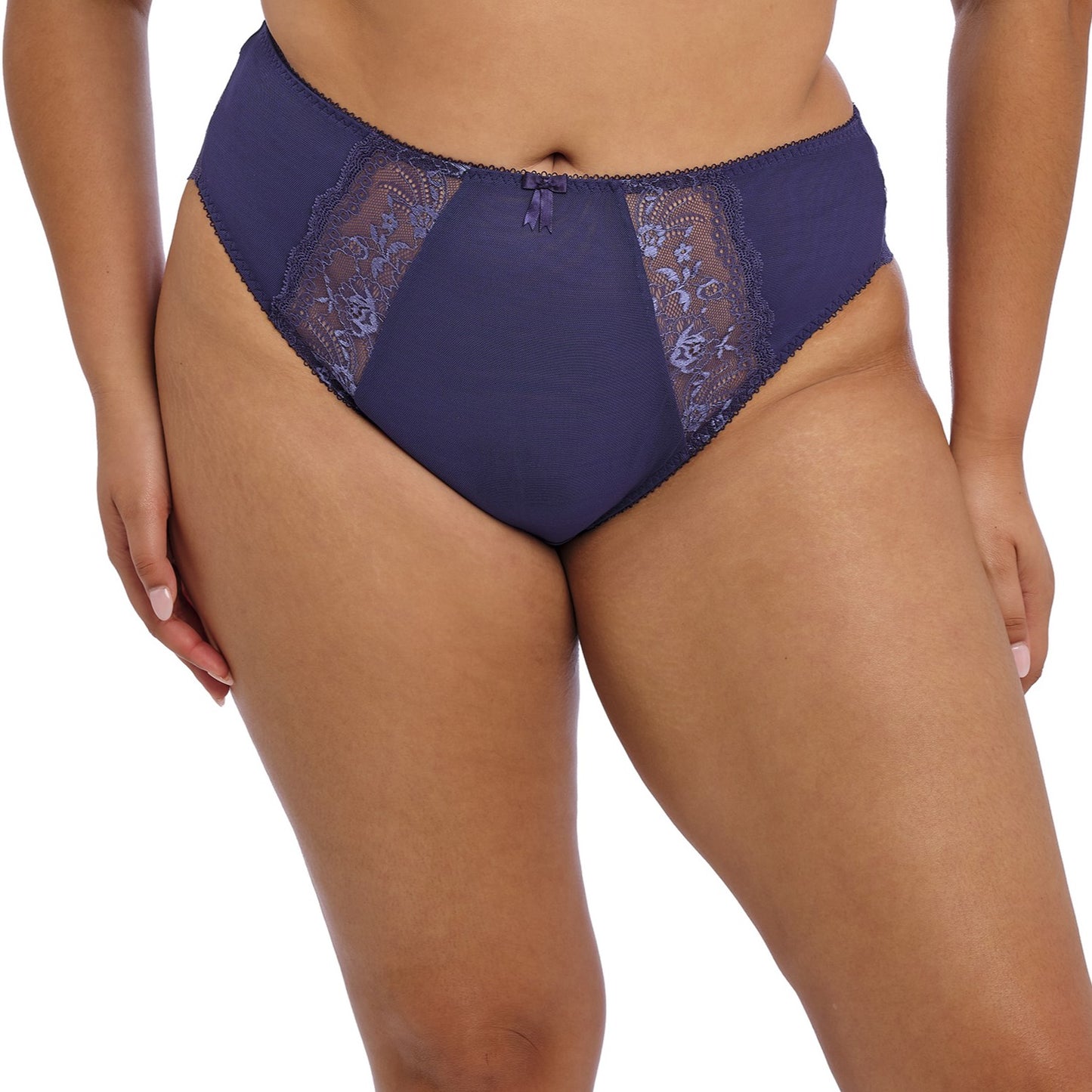 ELOMI MORGAN HIGH LEG BRIEF: MIDNIGHT