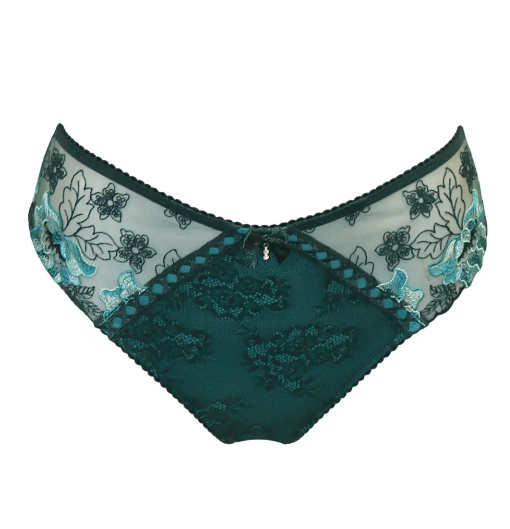 3826 POUR MOI SOFIA LACE BIKINI FOREST/TEAL