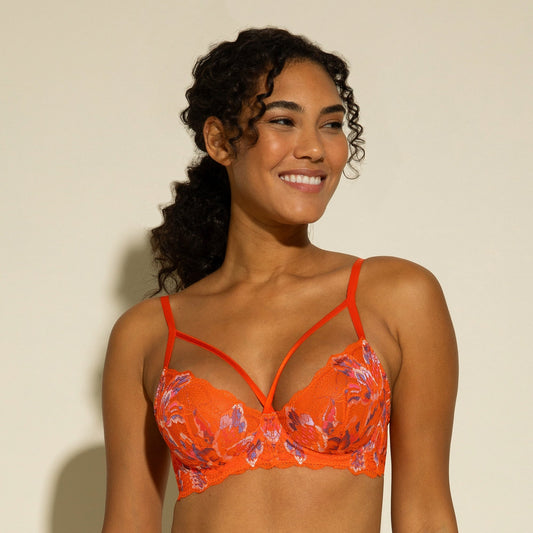 COSABELLA PARADISO STRAPPY DEMI CUP: SICILAN ORANGE