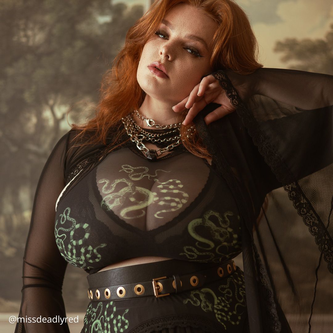 Obsidian Jade Snakes Ultra-Adjustable High Neck Cami - Final stock