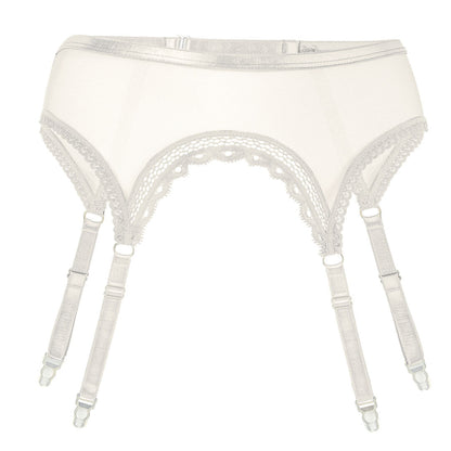 Pearl Sheerly Mesh Adjustable Garter Belt - Final few!