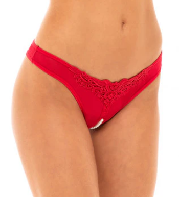 2066 PARADISE PEARL PANTY RED