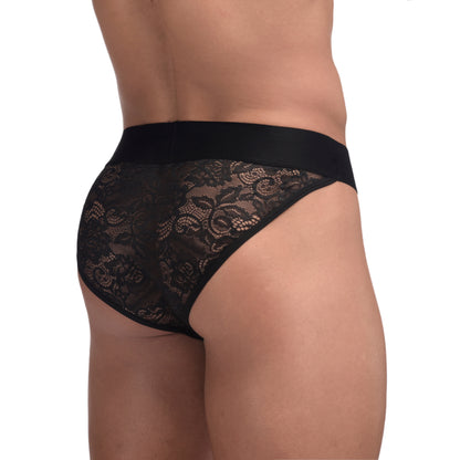 MENAGERIE INTIMATES BAND BIKINI BLACK ROSE