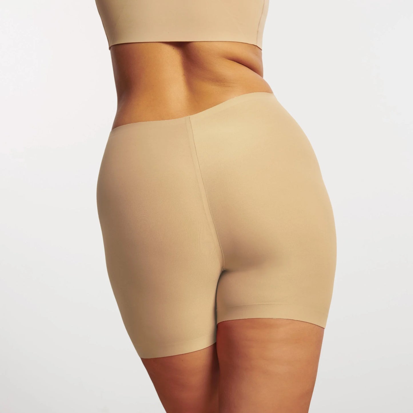 EVELYN BOBBIE HIGH-WAISTED LONGLINE SLIP SHORT