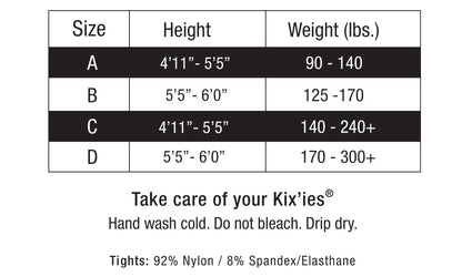 KIX'IES FLOWER FISHNET BLACK TIGHTS