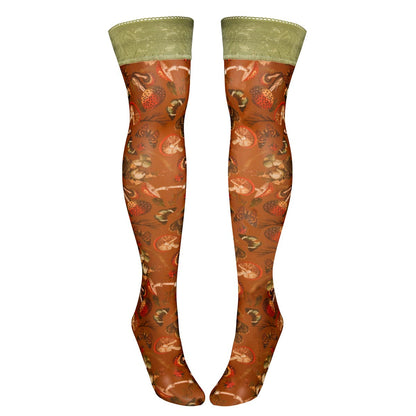 Mushroom Fairy Stay Up Stockings - Final stock