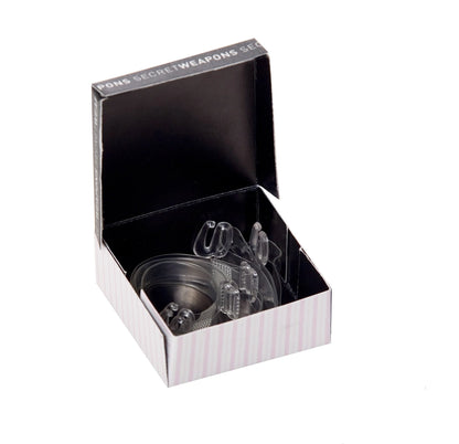 SECRET WEAPONS CLEAR BRA STRAPS (EXTRA WIDE 15MM)