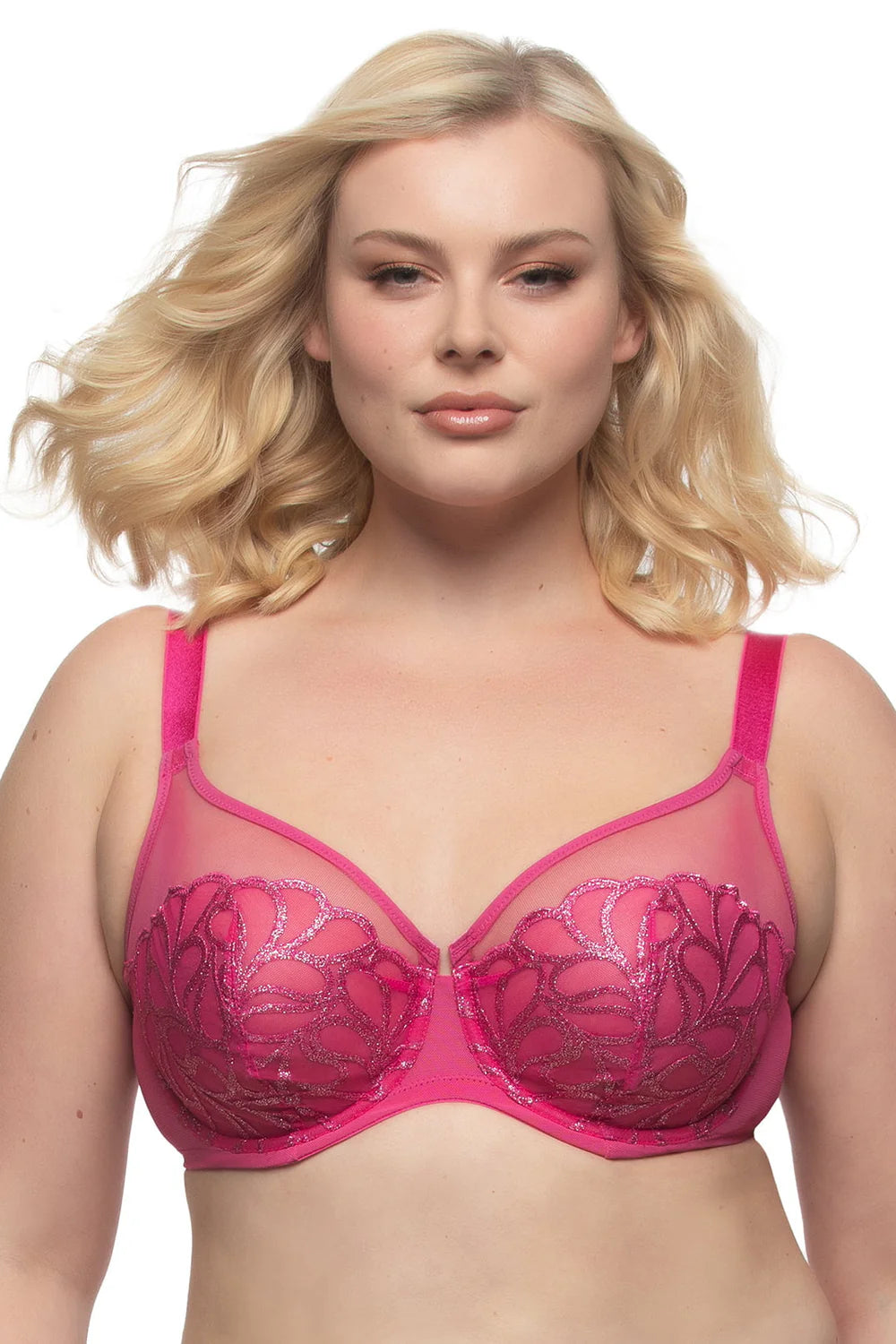FELINA LOTUS EMBROIDERED: RASPBERRY PINK
