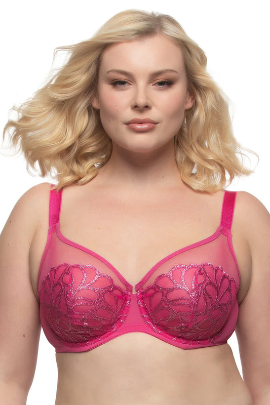 FELINA LOTUS EMBROIDERED: RASPBERRY PINK