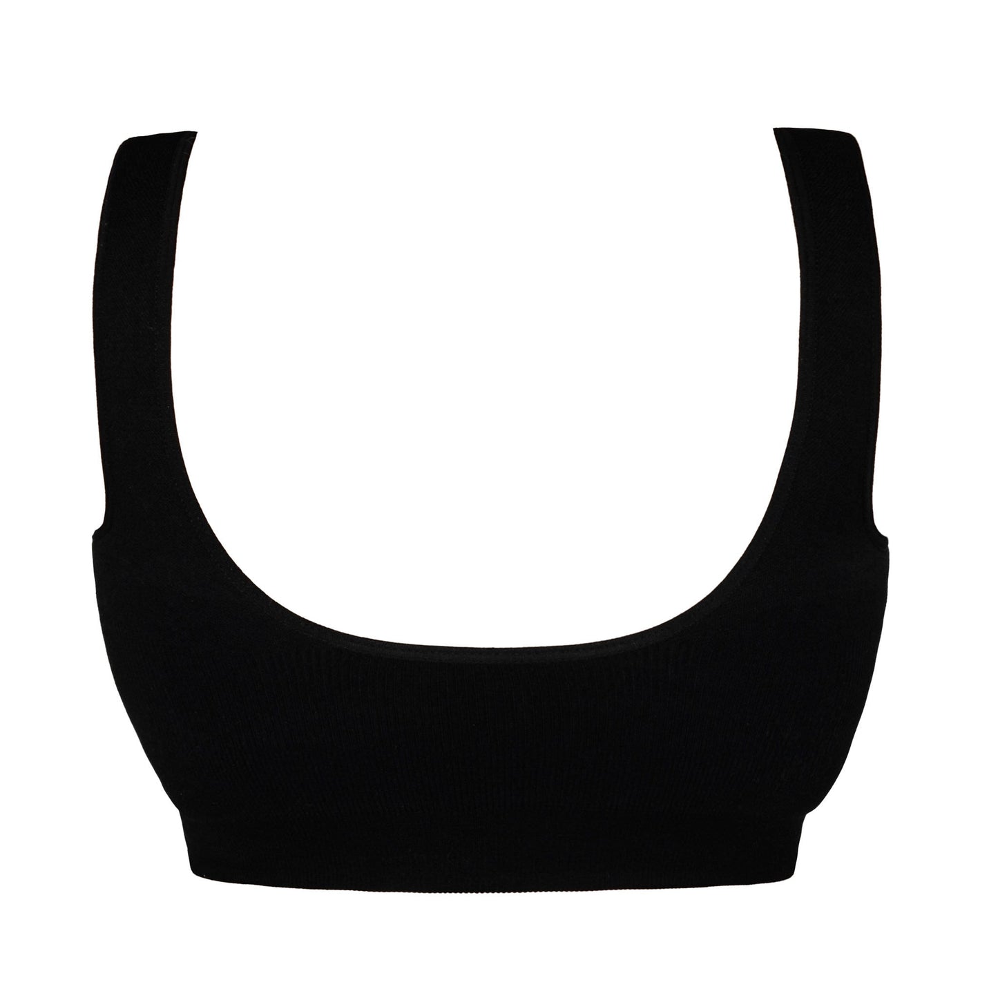 Full Coverage Nipple Concealing Wire-Free Bra | Non-Padded - Black